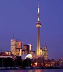 View of CN Tower looking east