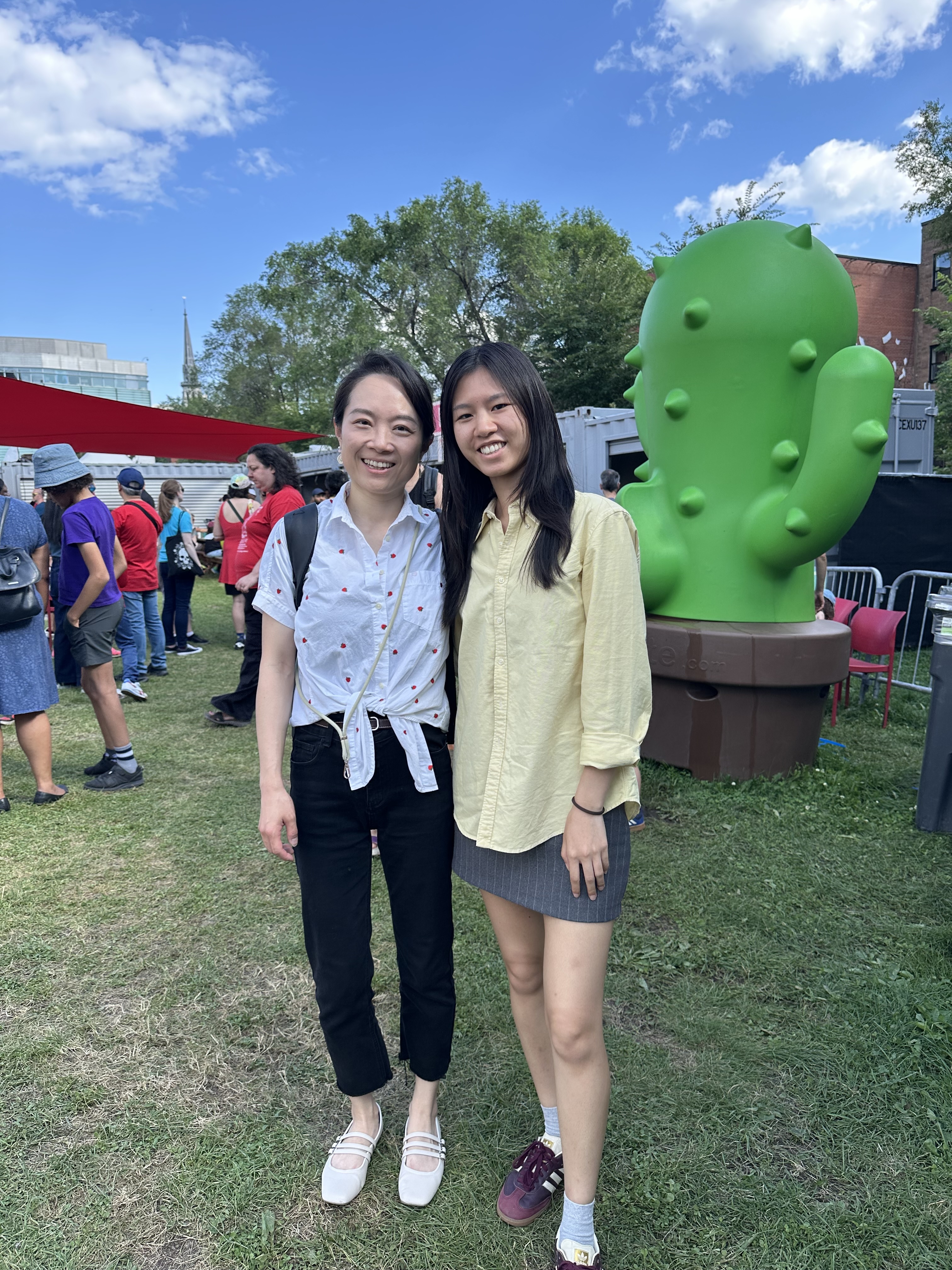 Shurui Zhou and Kimberly Hau at BTMM 2026 in Montreal