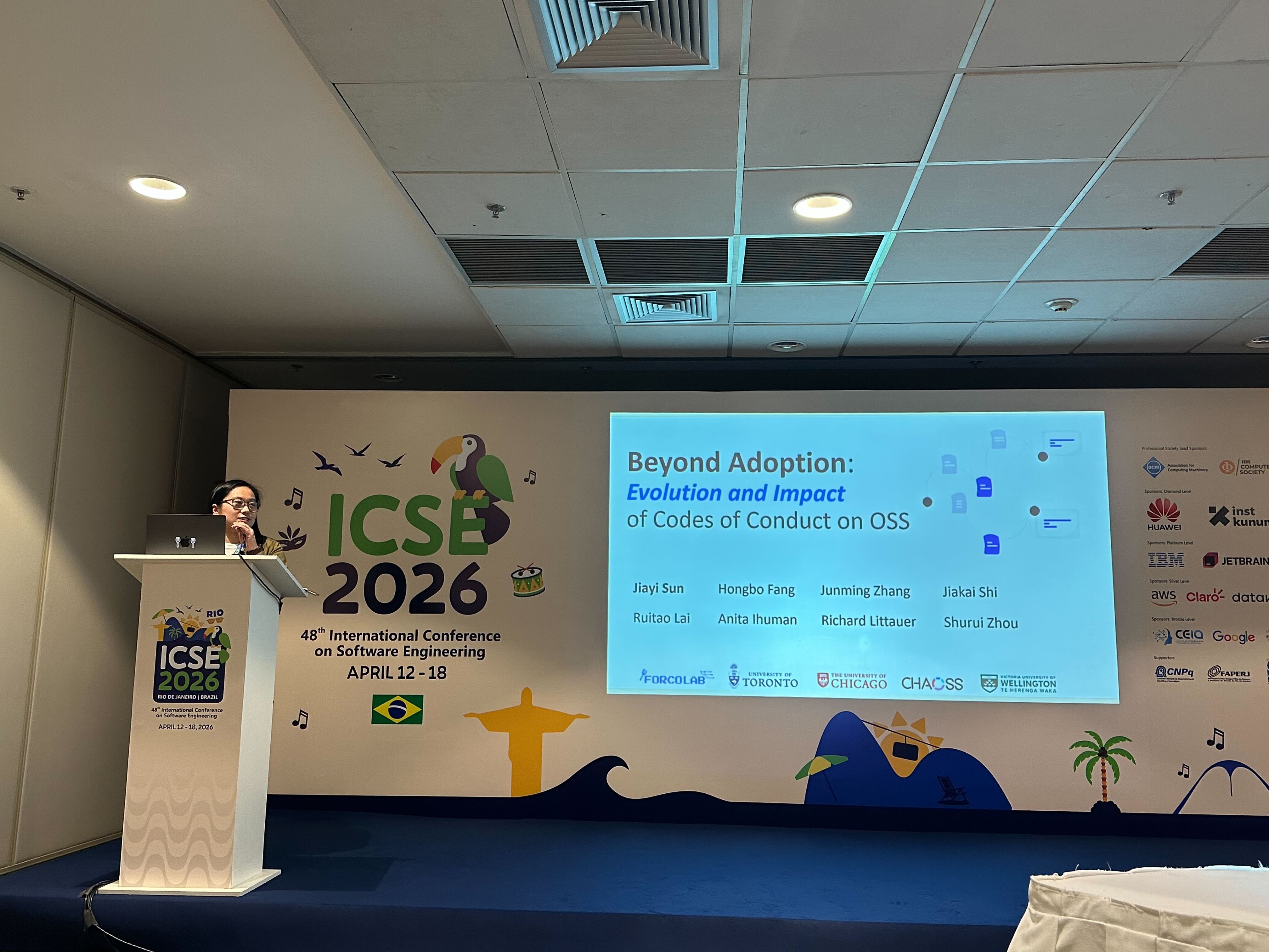Jiayi Sun at ICSE2026